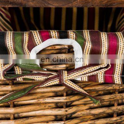 WOOD WICKER SEAT DRAWER STORAGE CABINET CUPBOARD HALLWAY FURNITURE SHOE RACK photo-5