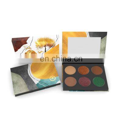 Vegan Cream Lipstick Contour And Blush Eyeshadow Pan Empty Palette Cardboard Box Private Logo