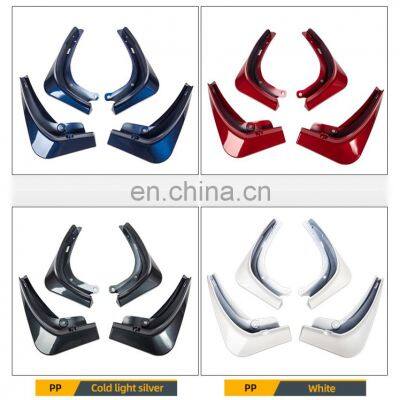 Hot Sale Car Mud Flaps For Tesla Model 3 2021 Accessories Mudguards Splash Guards Fender Matte Black Carbon Fiber ABS photo-5