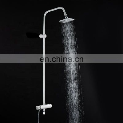 china factories showering direct price bathroom shower pipe rain hand shower faucet set