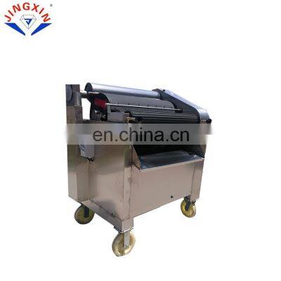 stainless steel pork intestine cleaning machine / sausage casing peeling machine