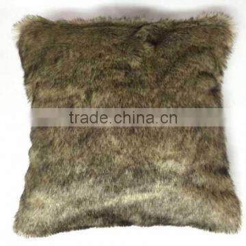 animal faux fur decorative pillows