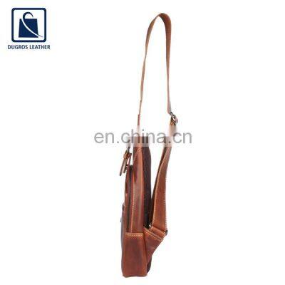 Elegant Design Wholesale Best Selling Anthracite Fittings Crossbody Zipper Messenger Bag for Male at Competitive Price