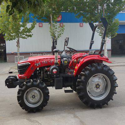 China High Quality 55hp 60hp 70hp 80hp 85hp Agricultural Equipments Tractors With Front End Loader And Backhoe For Farming photo-4