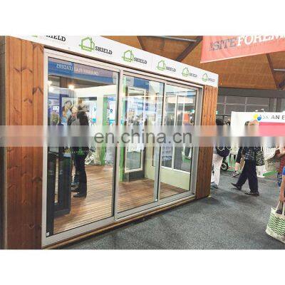 New design Smoothly Tempered Glass aluminum exterior Interior room Sliding Door