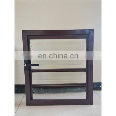 Aluminium Adjustable Louver Window Folding Screen aluminum frame glass shutter