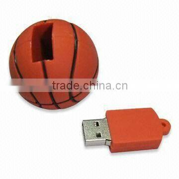 sports shape PVC usb 2.0 nand flash memory stick