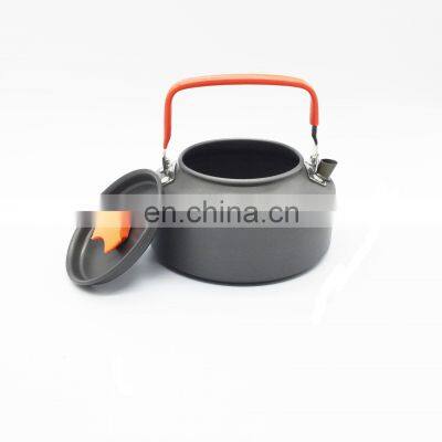 Outdoor Camping Kettle Lightweight Aluminum Tea Coffee Pot Portable Teapot with Carrying Bag for Hiking Backpacking