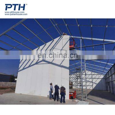 PTH Multistory Prefab Steel Structure Warehouse Office Building Long Span Structure photo-3