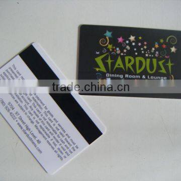 CR80 standard size CMYK offset printing plastic card