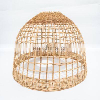 New Arrival 2023 Wicker Woven Lamp Light Shade Hot Unique Rattan Lamp Shade Hanging Pendant Light Best Wholesale