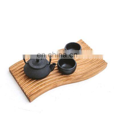 Hot Sale Handmade Wooden Wave Ripple Tray Decorative Vanity Table Board Dining Room Centerpiece Decor Vietnam Supplier photo-3