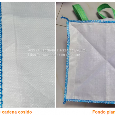 High Tensile 300Kg 500Kg 1Ton PP Material Industry Bulk Jumbo Plastic Bigbag Fibc