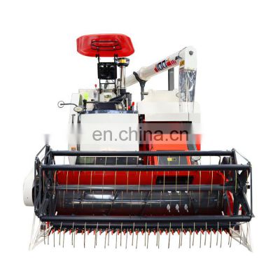 With three-layer vibrating screen 100HP paddy reaper harvester machine for sale