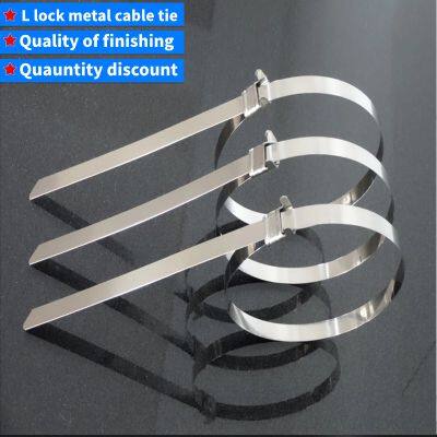 Ｌlocking Stainless Steel Cable Tie 304 Material photo-4