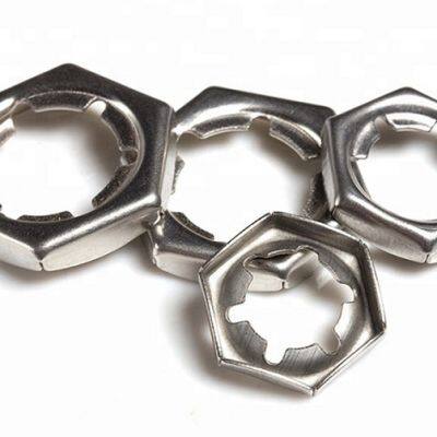 Stainless Steel Self Lock Counter Nuts DIN7967 For Compressor photo-3