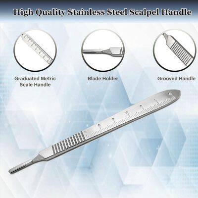 A2Z High Quality 30 Pieces Scissors Forceps Hemostats Needle Holders Suture Student Training Set Kit With Case photo-5