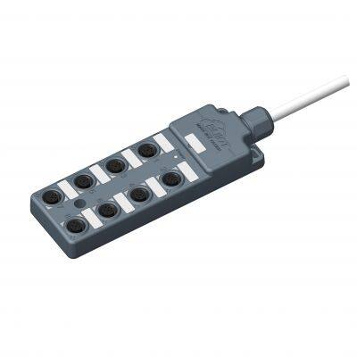 bliiot DBW Series 8-port single-channel 2/5M tool-free terminal block terminal sensor junction box M8