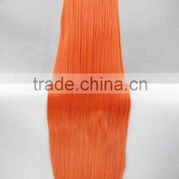 High Quality 100cm Long Orange Cosplay Hair Wig Bleach Synthetic Anime Wig photo-5