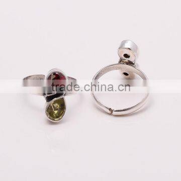 GARNET TOE RING ,925 sterling silver jewelry wholesale,WHOLESALE SILVER JEWELRY,SILVER EXPORTER,SILVER JEWELRY FROM INDIA