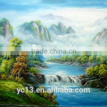 no diy oil painting by numbers,hand painted landscape oil painting