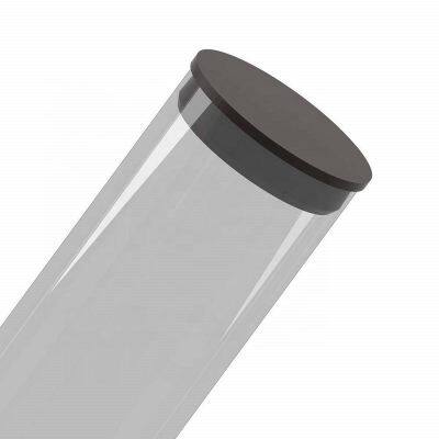 Round Polypropylene Plugs Black for Extruded Thin clear Plastic Acrylic Tube PRP