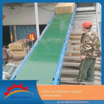 Corn Cargo Transport Conveyor, Vegetable Sorting and Packaging Conveyor, 10-meter Fertilizer Lifting Belt Conveyor photo-4