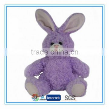 Purple rabbit plush toys Easter puppy plush cute rabbit for chilfren