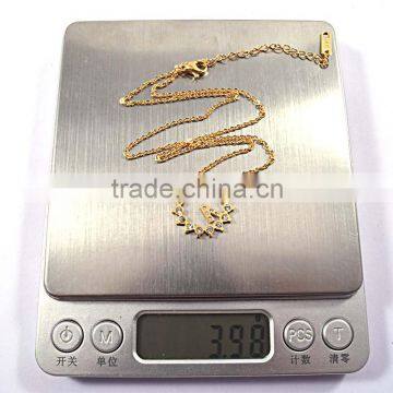 Christmas Accessories Jewelry Rhinestone Tassel Necklace Gold photo-6