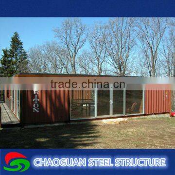 Prefab eco-type steel frame container homes/container house for sale