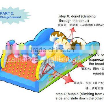 Factory Supply 0.55mm Pvc Event Activity Giant Inflatable Playground