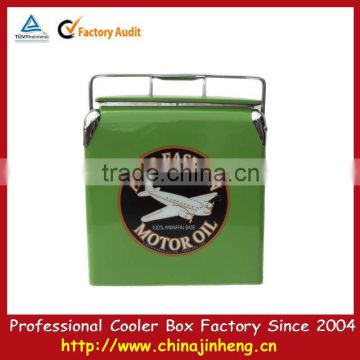 Pinic retro metal cooler