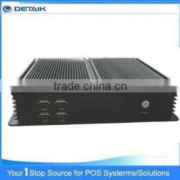 DBOX2800 Good Quality New Industrial Fanless Mini PC with Intel D2800 CPU