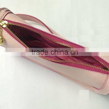 Factory Hot Sales Pink PU Leather Handbag for Young Ladies photo-2