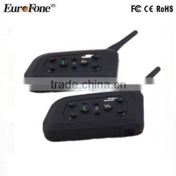 V6 Motorcycle Bluetooth Interphone/Intercom up to 1200 meter 6 riders Bluetooth helmet intercom