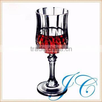 2016 Factory wholesale special design goblet wine glass for giveaway