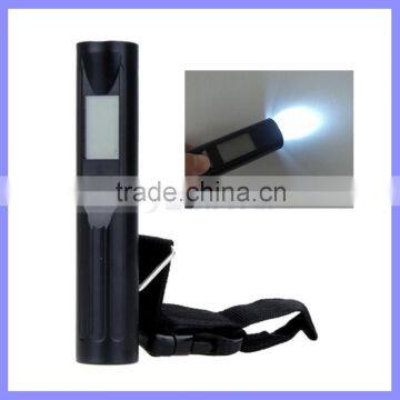 30 x 17mm Big Size LCD Screen 2 in One Fishing Or Travel LED Torch Luggage Scale