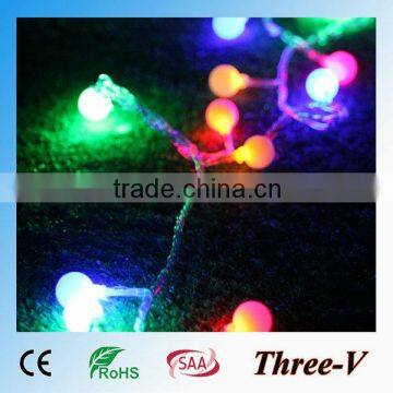 Cherry bulb string LED Xmas lights holiday party hotel home corridor window tree decoration LED string light 5M/10M 220V/110V