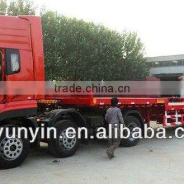 Dongfeng 3 axle flatbed semi trailer for sale with ABS