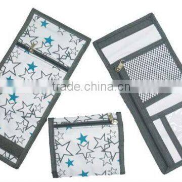 2016 custom made foldable polyester wallet