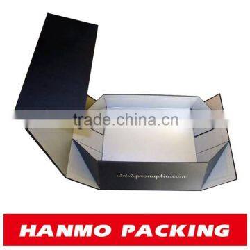 custom folding gift box for wine factory produce environmental