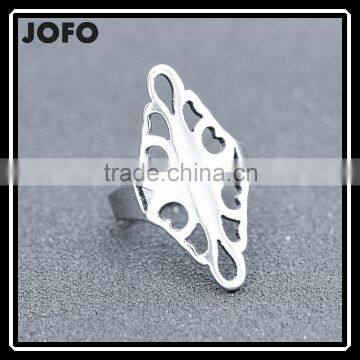 Creative Exaggerated Fashion Gothic Ring Stainless Steel Men Finger Band