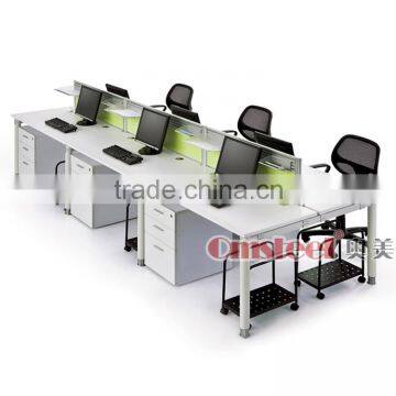 6-Person office workstations open type office furniture from Shunde suppliers