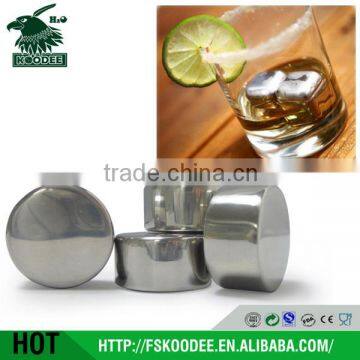 hot sale magic stainless steel metal whisky stone tubes for drinks