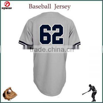 Digital Printing Anti-uv Custom Dry Fit New York Baseball Jersey photo-2