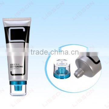 70ml-180ml Transparent Acrylic Cap Shampoo PE Tube