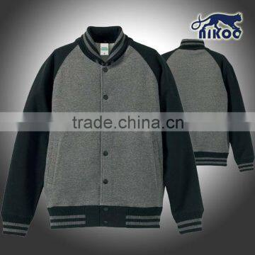 NIKOO hot sale best quality fleecy varsity jackets wholesale