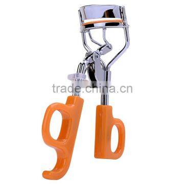 Profession Electroplate Eyelash Curler with Plastic Scissor Handle