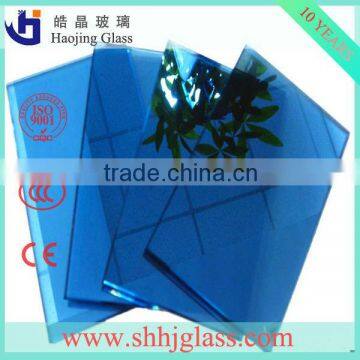 haojing 4mm-12mm dark green reflective glass float glass price