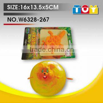 New wild animal TPR soft balloon rabbit model plastic toy for child